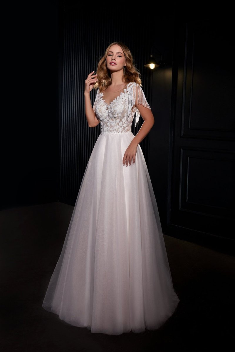 Robe De Mariée Bohème Chic Blanche – Image 8