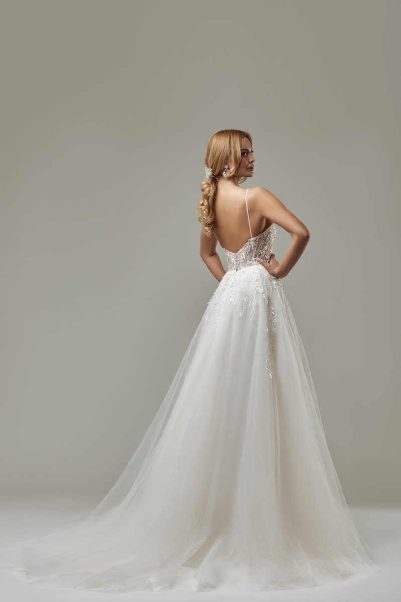 Robe De Mariée Dos Nu Bohème – Image 3