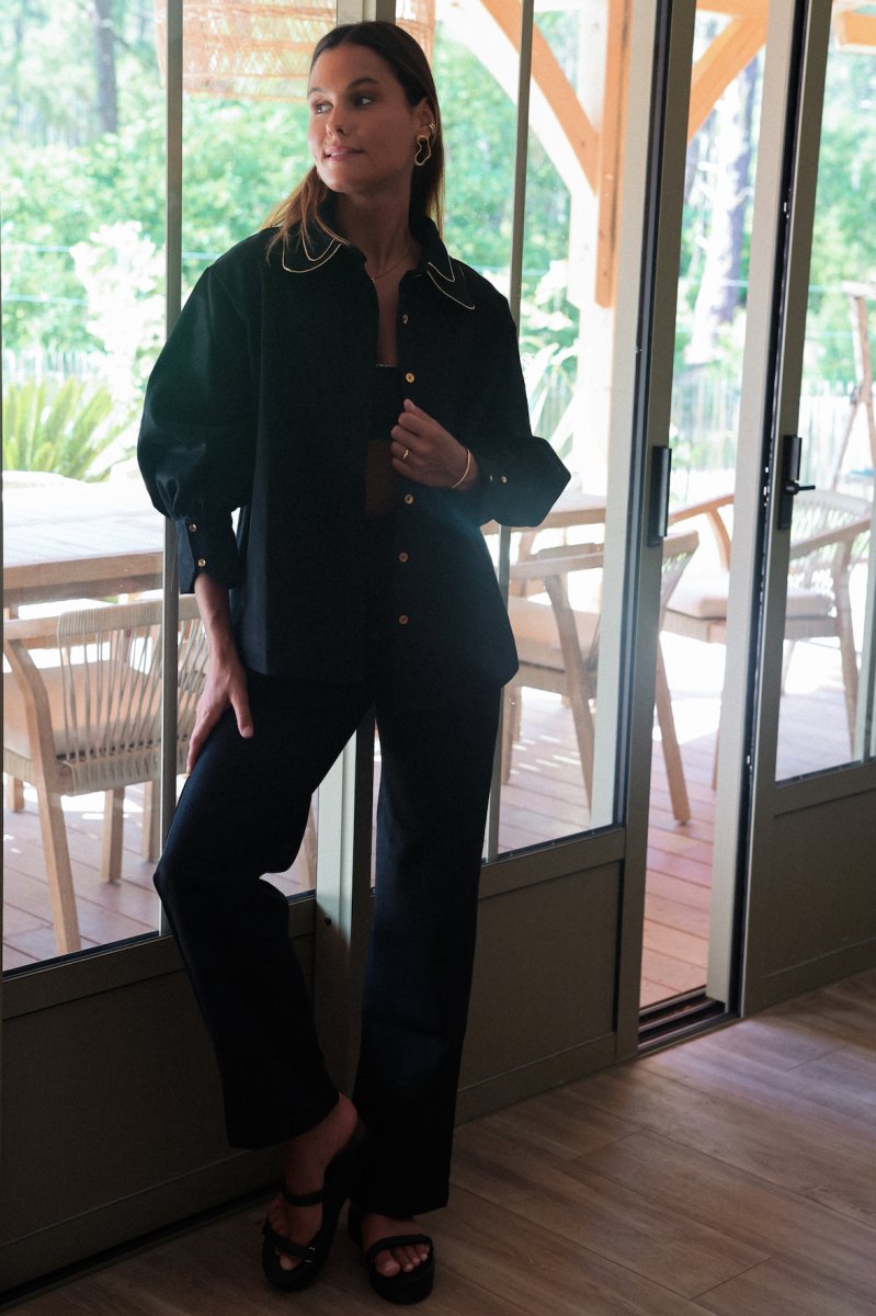 Veste JEAN Noire – Image 3