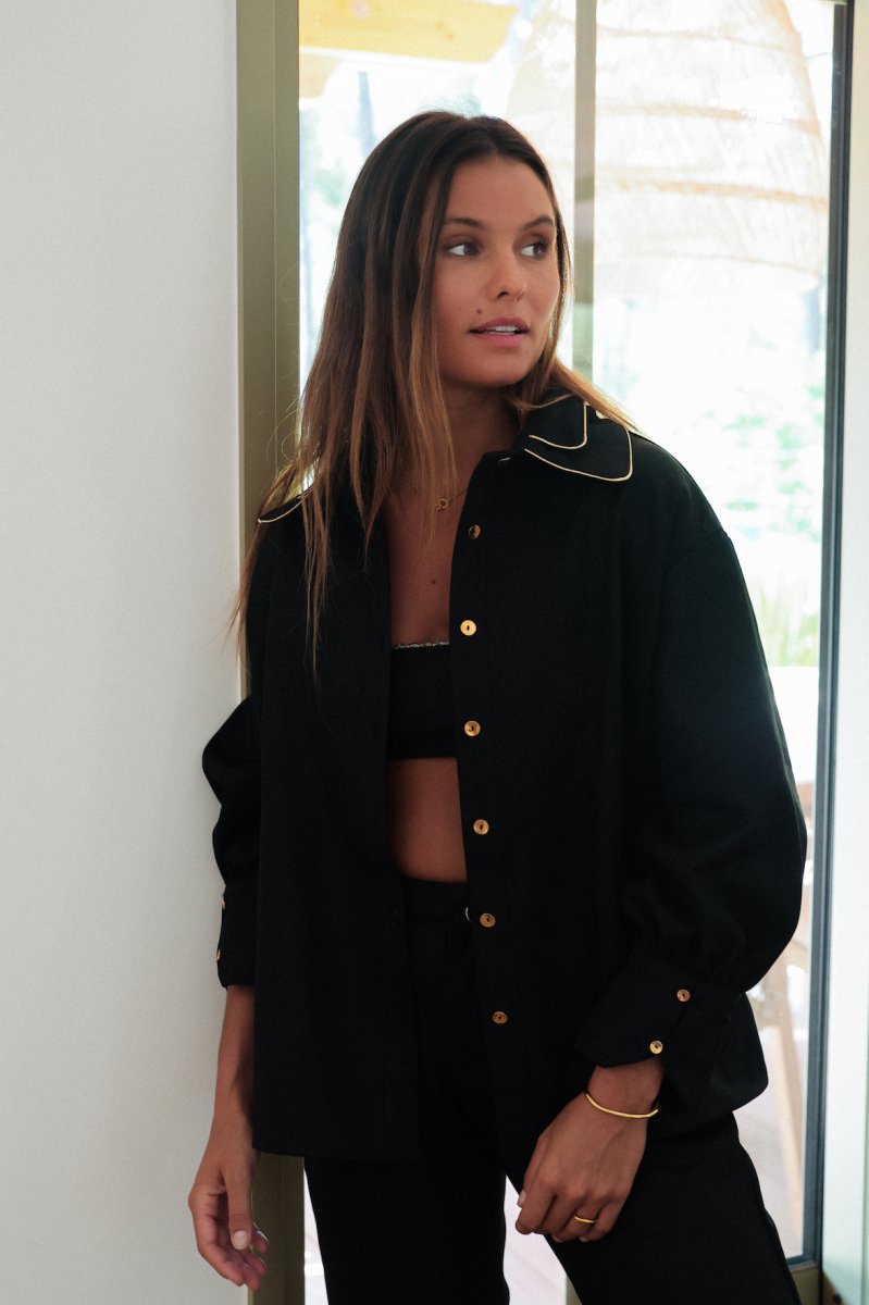 Veste JEAN Noire – Image 2