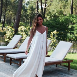 Robe RAYON V Blanche