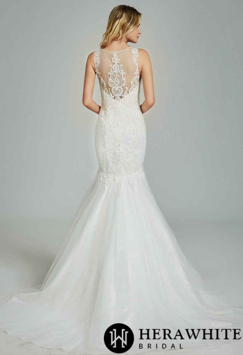 Robe De Sirène Formelle Avec Broderies – Image 4