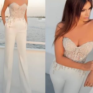 Combinaison Bustier Femme Mariage