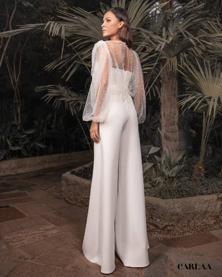 Combinaison Pantalon Femme Habillée Pour Mariage – Image 4