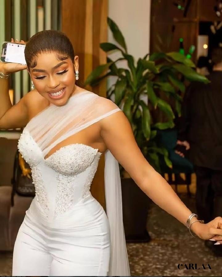 Soirée Combinaison Femme Mariage – Image 4