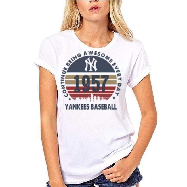 T-Shirt Vintage New York Yankees Baseball – Image 7