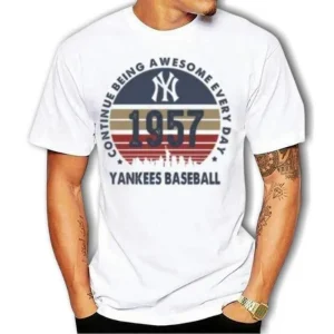 T-Shirt Vintage New York Yankees Baseball