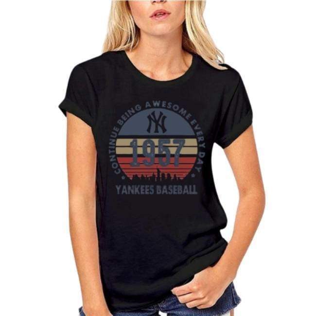 T-Shirt Vintage New York Yankees Baseball – Image 8