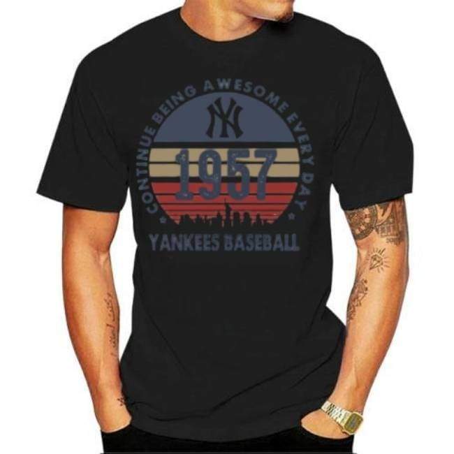 T-Shirt Vintage New York Yankees Baseball – Image 4