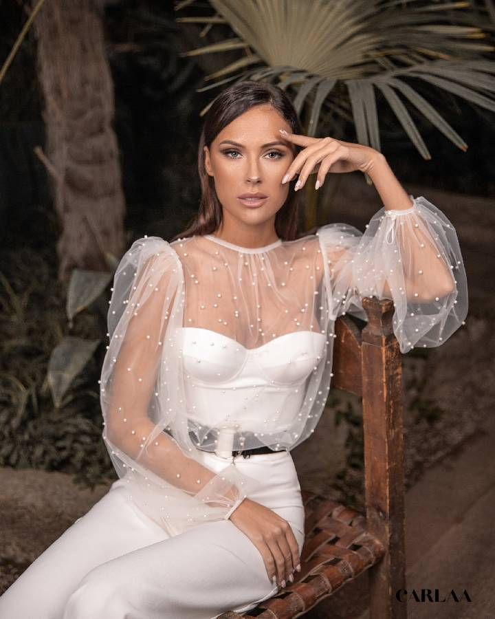 Combinaison Pantalon Femme Habillée Pour Mariage – Image 3