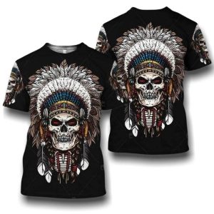 T-Shirt Vintage  Indien Homme