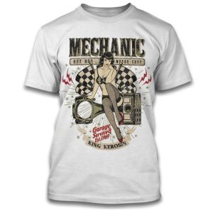 T-Shirt Vintage Pin Up Femme