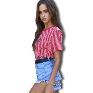 T-Shirt Vintage Rayé