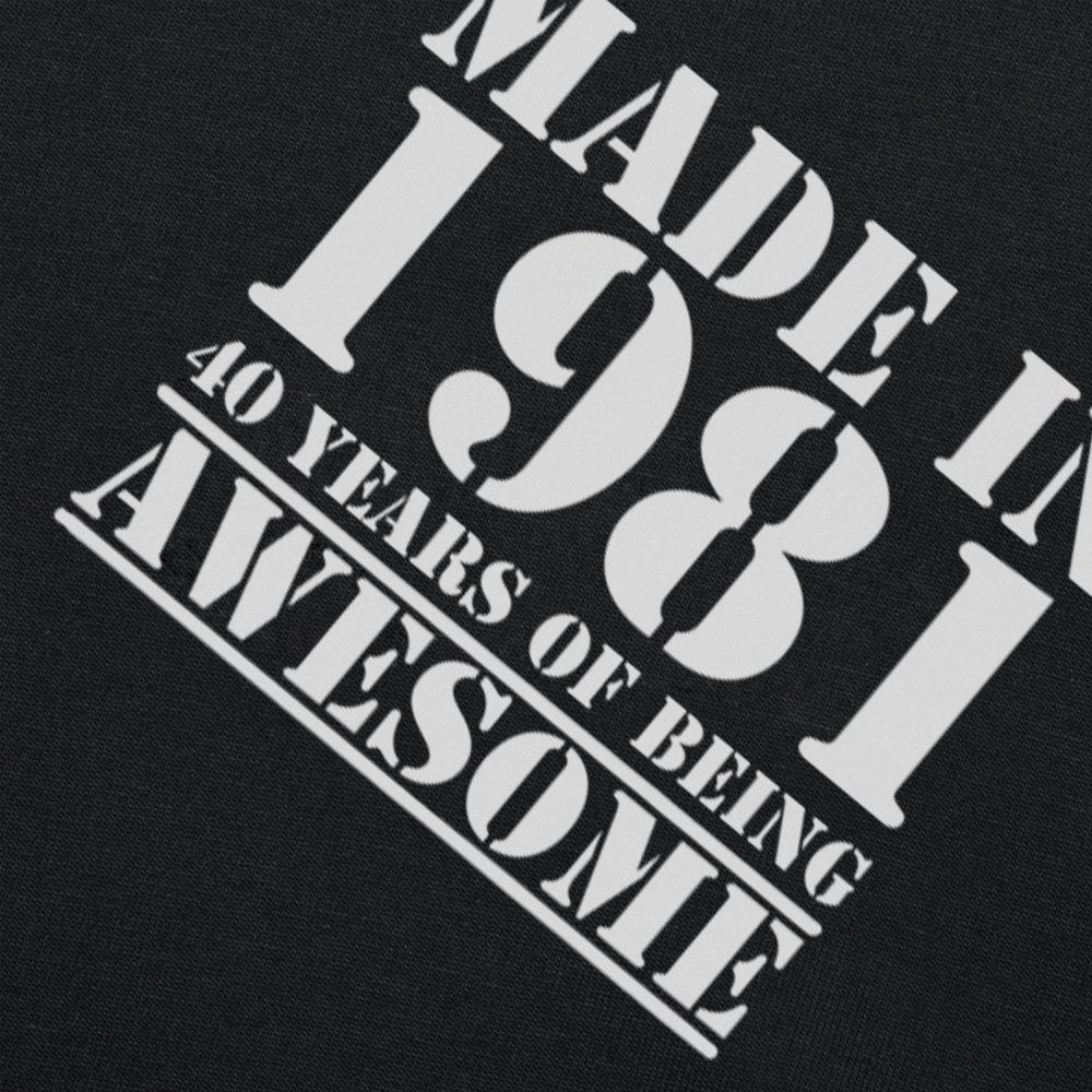T-Shirt Vintage 1981 – Image 4