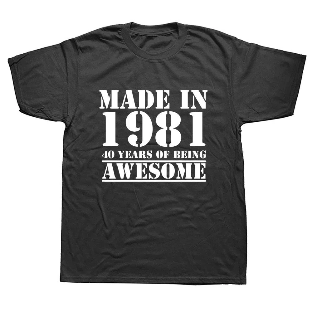 T-Shirt Vintage 1981 – Image 3