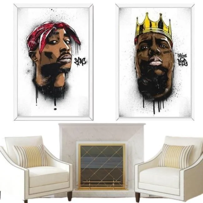 Tableau Vintage 2pac