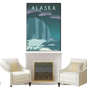 Tableau Vintage Alaska
