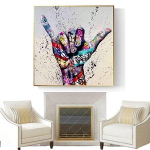 Tableau Vintage Américain Artiste Américain