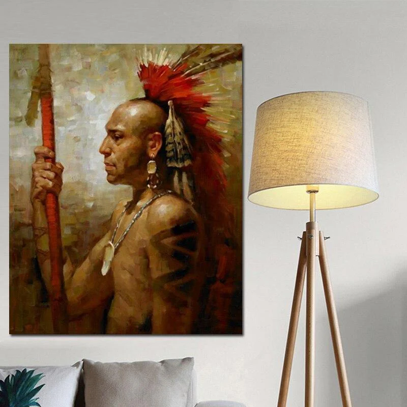 Tableau Vintage Chef Indien – Image 4