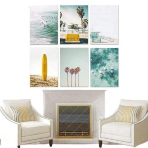 Tableau Vintage Déco Californie