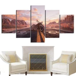 Tableau Vintage Déco Route 66 Décoration Murale