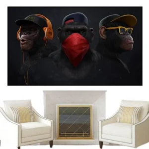 Tableau Vintage Gorille