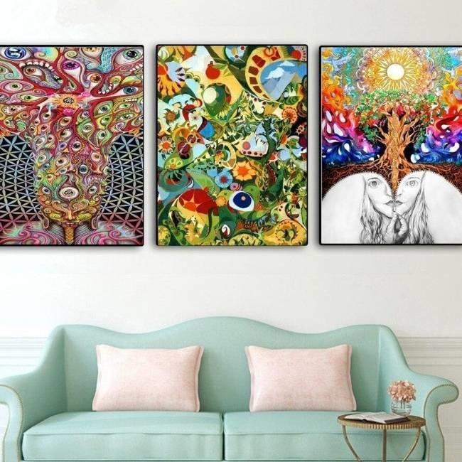 Tableau Vintage Hippie – Image 4