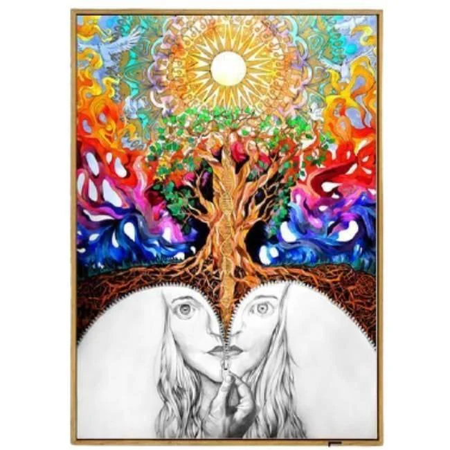 Tableau Vintage Hippie – Image 8