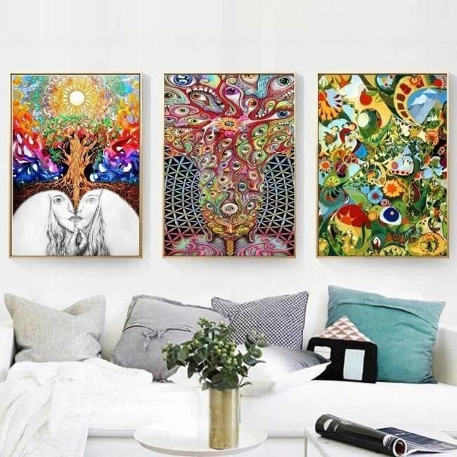 Tableau Vintage Hippie – Image 5