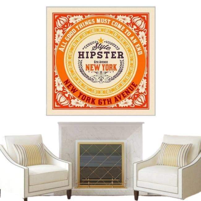 Tableau Vintage Hipster – Image 2