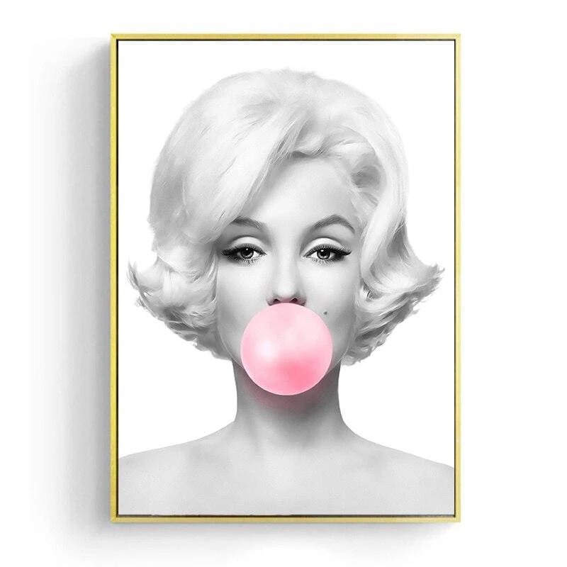 Tableau Vintage Marilyn Monroe Chewing gum – Image 7