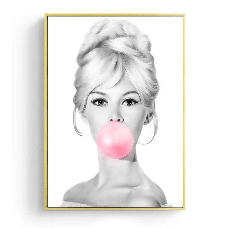 Tableau Vintage Marilyn Monroe Chewing gum – Image 8