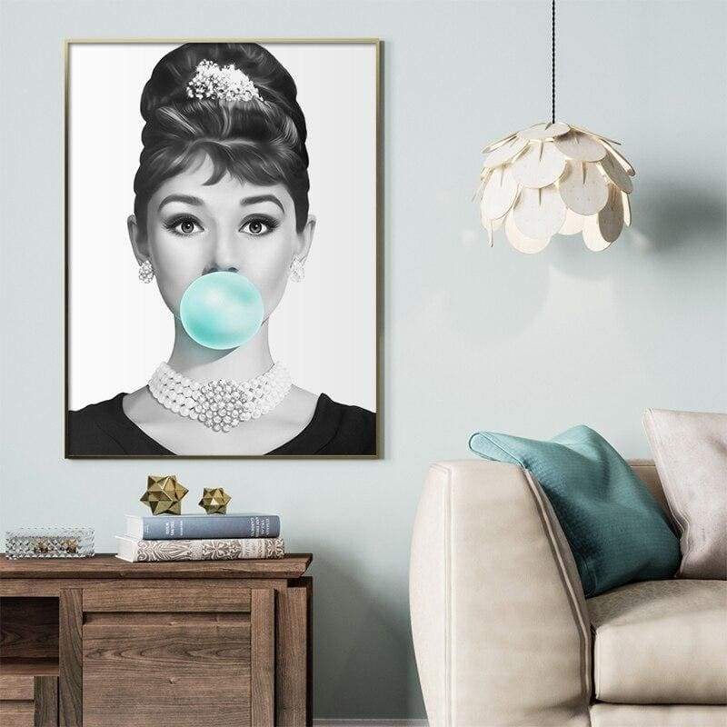 Tableau Vintage Marilyn Monroe Chewing gum – Image 4