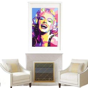 Tableau Vintage  Marilyn Monroe Couleur