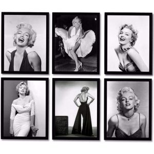Tableau Vintage  Marilyn Monroe Noir Et Blanc