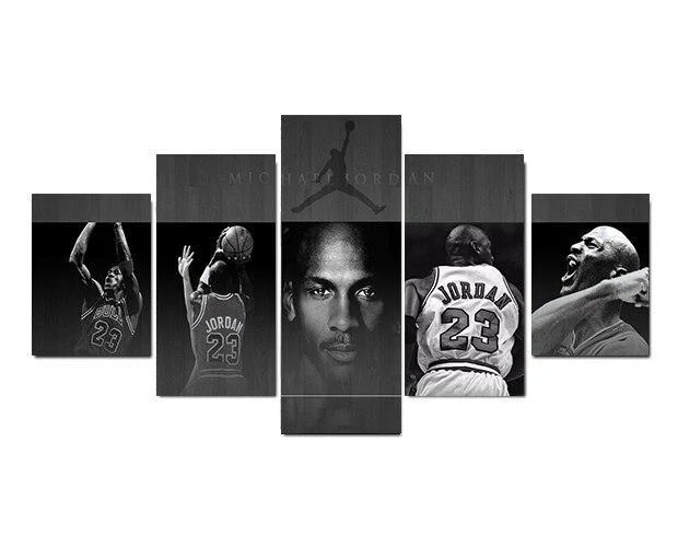 Tableau Vintage Michael Jordan Noir Et Blanc – Image 7