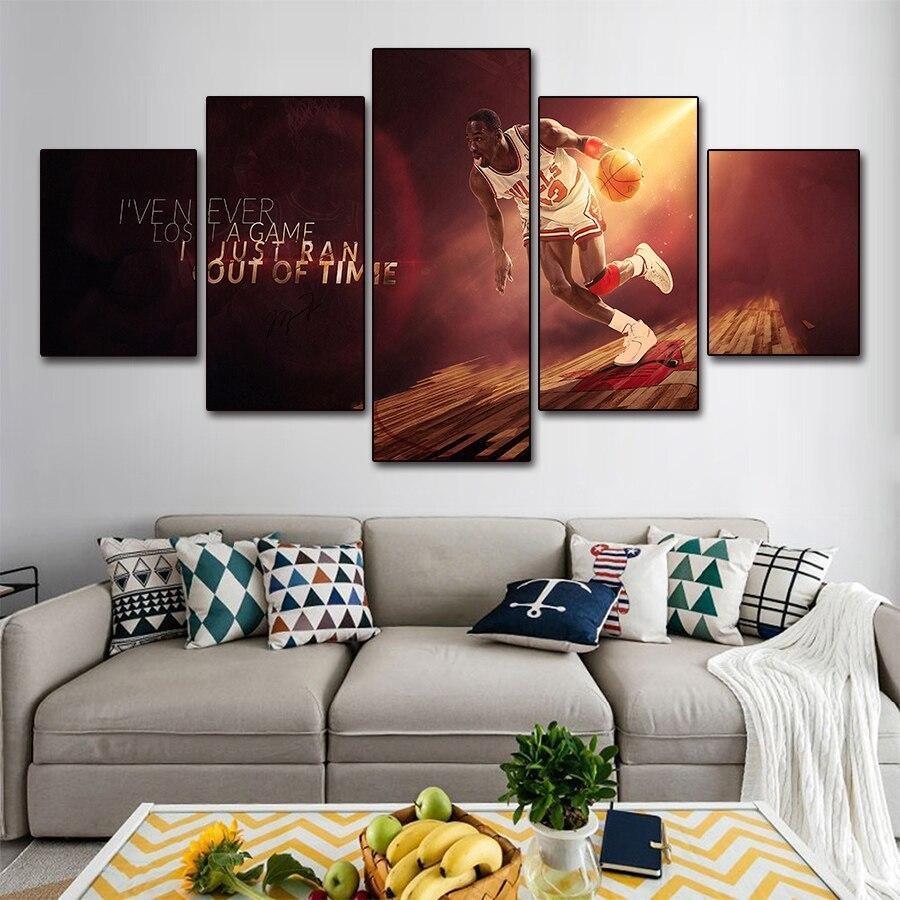 Tableau Vintage Michael Jordan Noir Et Blanc – Image 5