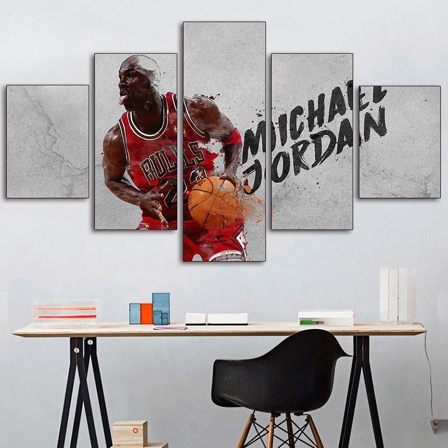 Tableau Vintage Michael Jordan Noir Et Blanc – Image 4