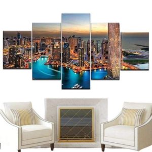 Tableau Vintage New York Multi Panneaux