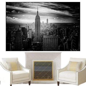 Tableau Vintage New York Noir Et Blanc