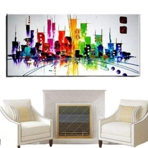 Tableau Vintage Peinture New York City