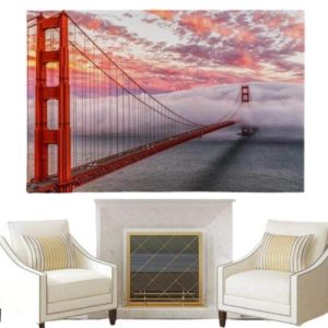 Tableau Vintage Pont De San Francisco