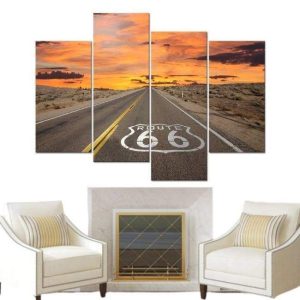 Tableau Vintage Route 66