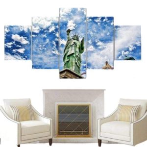 Tableau Vintage Statue De La Liberté New York