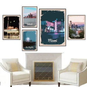 Tableau Toile Vintage