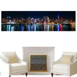 Tableau Vintage Ville De New York