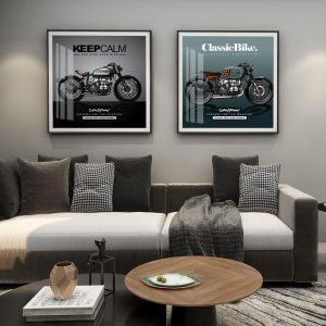 Tableau Vintage Moto
