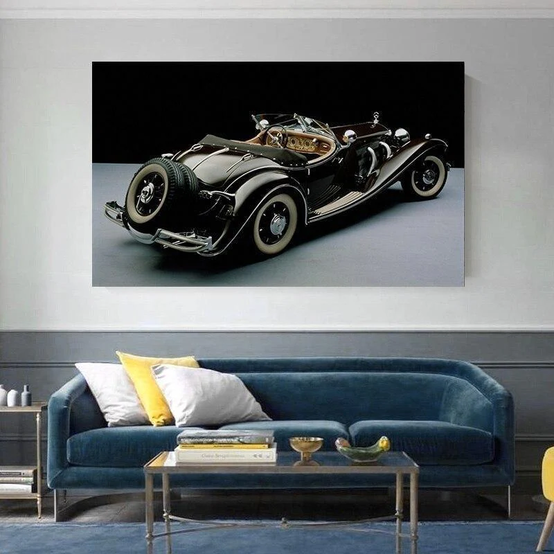 Tableau Vintage Voiture Ancienne – Image 3