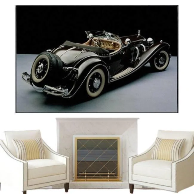 Tableau Vintage Voiture Ancienne – Image 2