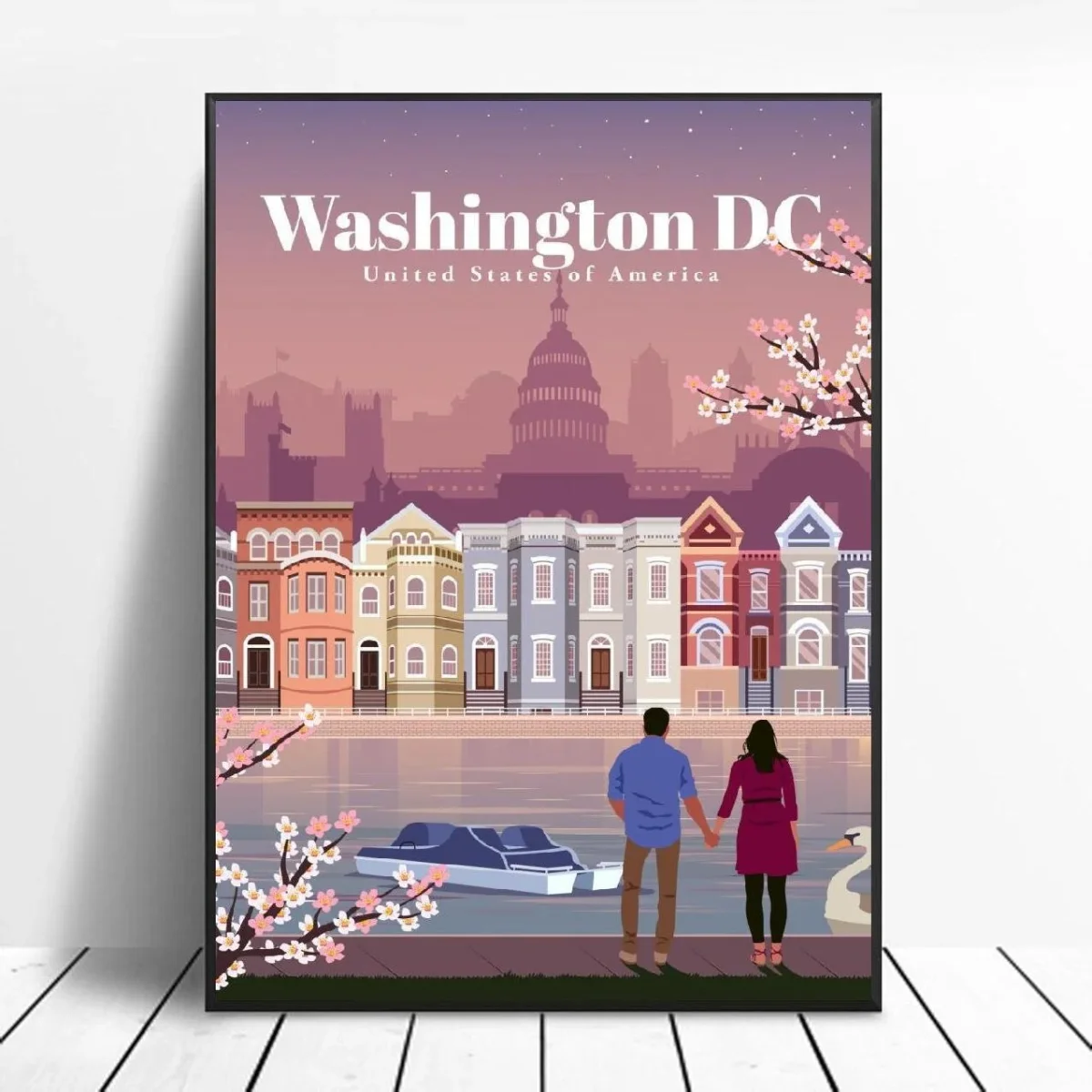 Tableau Vintage De Washington – Image 3
